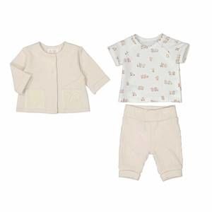 NEW MAYORAL girl's teddy tracksuit set in beige